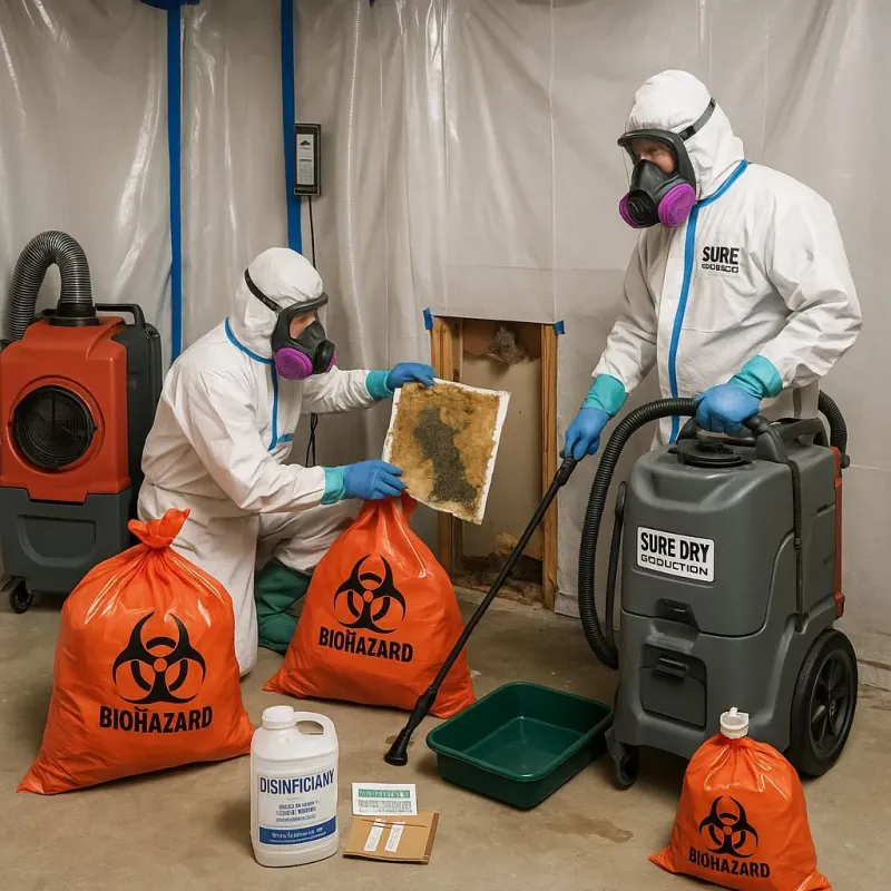 Contaminated Water Handling Protocols process in Duck Hill, MS