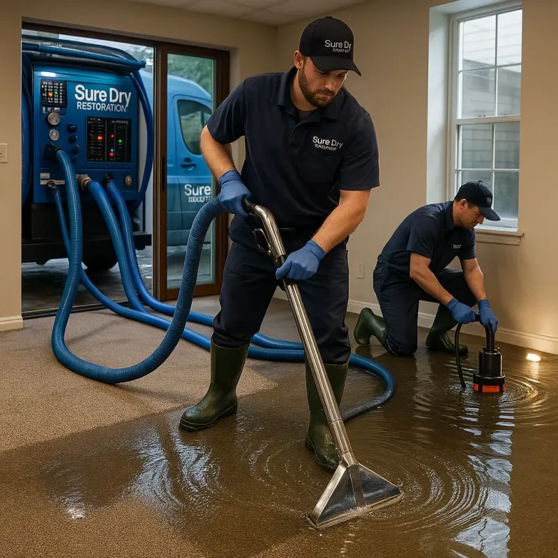 Water Extraction and Removal process in Duck Hill, MS